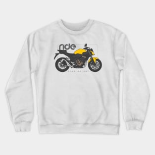 Ride cb500f yellow Crewneck Sweatshirt